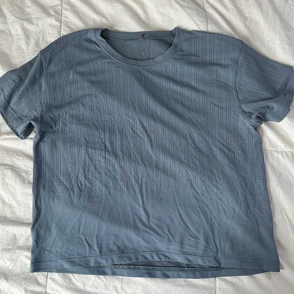 lululemon athletica Tops - Lululemon Ventilated Mesh with Holes Top